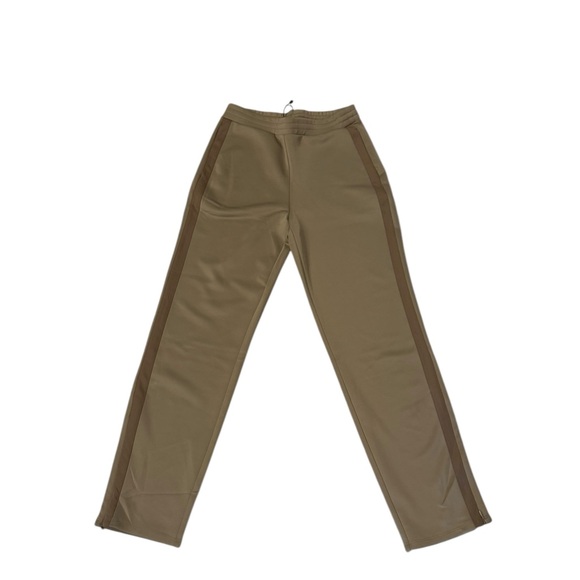 Zara Women’s Jogger Pants in Light Olive with Dark olive Side Racing Stripe - Picture 6 of 11